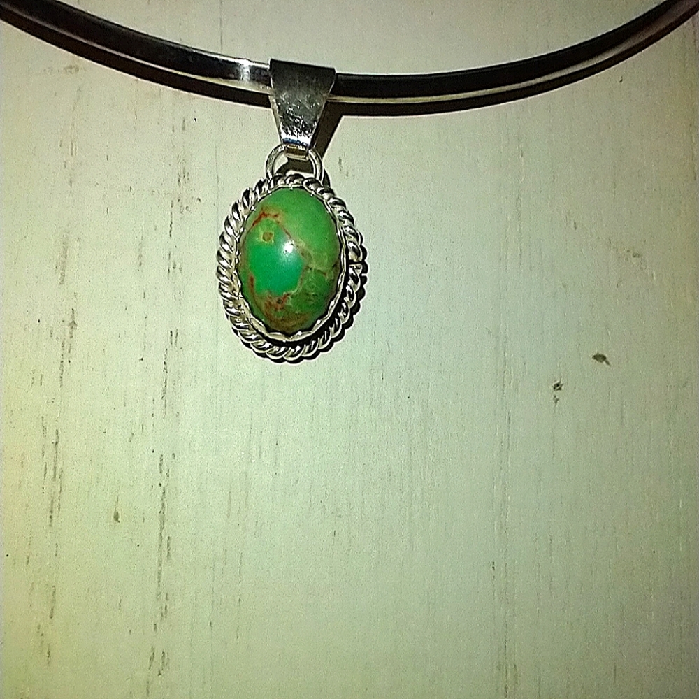 Turquoise and Sterling Silver pendant